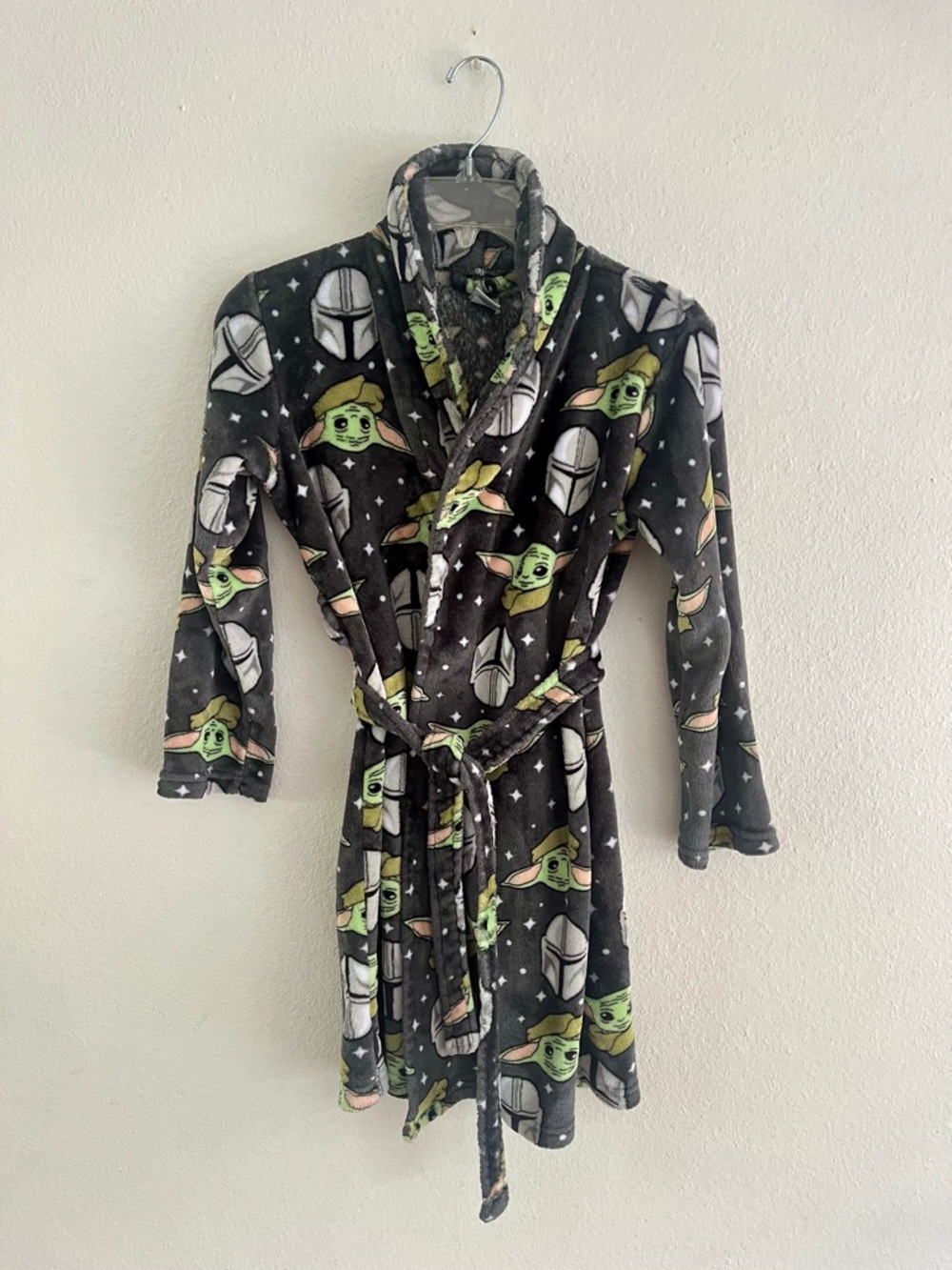 Star Wars Plush Grogu Robe - Gray & Green Accents